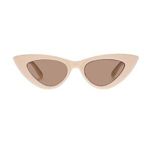 Le Specs Hypnosis Sunglasses in Ivory New Womens Sunnies